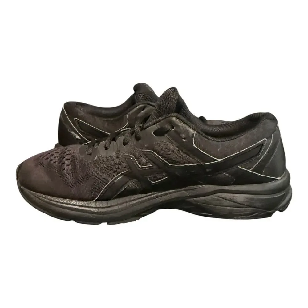 Asics GT 1000 6 Triple Black Running Sneakers Shoes Men's 9.5 Lifestyle Shoes